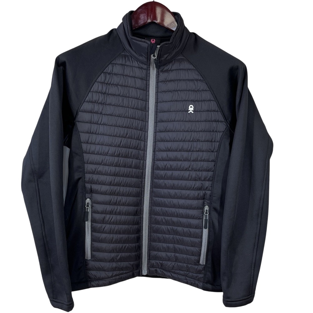 Little Donkey Andy Full Zip Womens M Black Insulated Lightweight Running Jacket